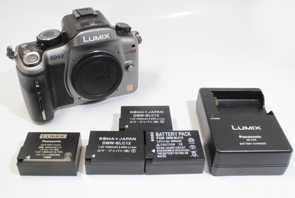 Panasonic LUMIX DMC-GH2 Silver 3D Digital Camera From Japan for 