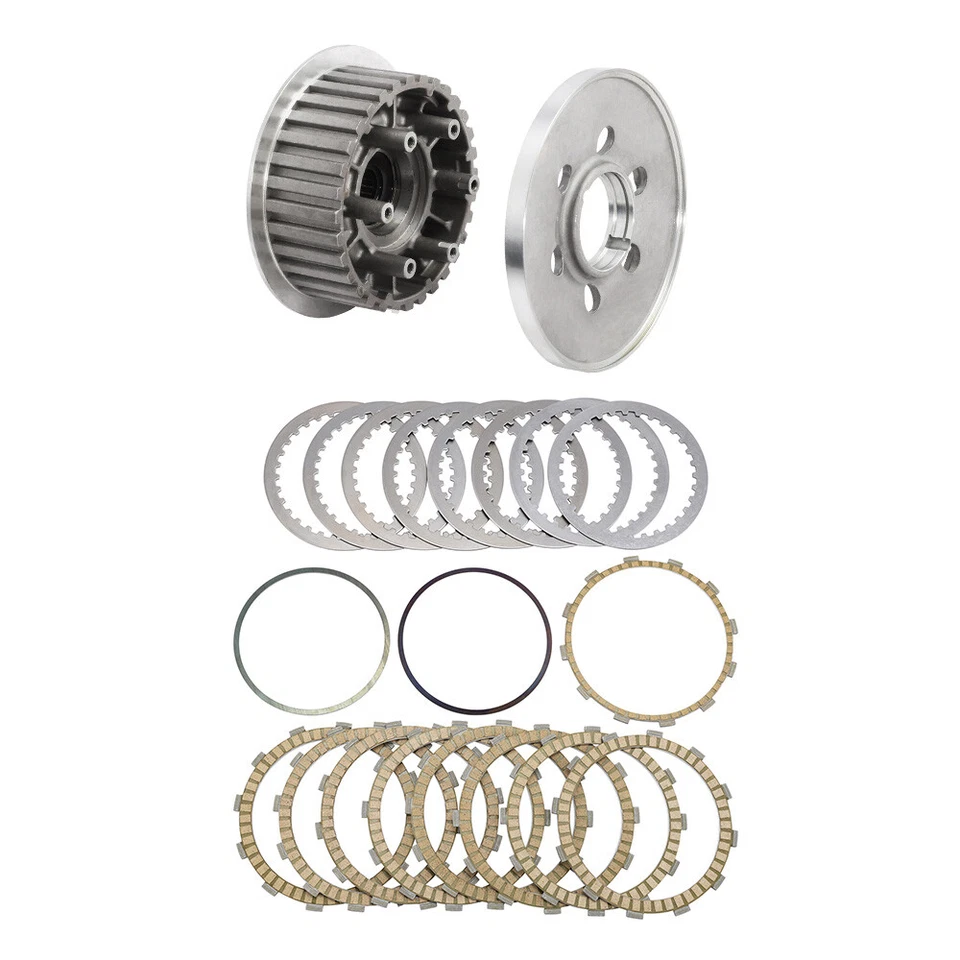 Clutch Pressure Plate & Clutch Plates Kit For Harley Touring Street Glide 11-16 - Image 3 of 4