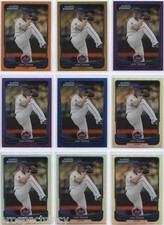 Lot of (141) Jon Niese 2012 Bowman Chrome COLOR Cards - New York Mets SP