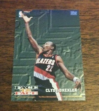 1993 NBA Hoops Skybox Face To Face Clyde Drexler Jim Jackson #FTF4 Blazers Mavs