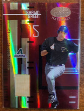 2005 Leaf Certified Materials #136 Shawn Green Mirror Bat Red #221/250