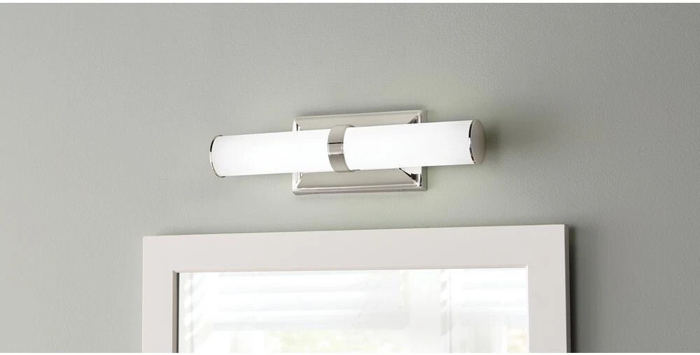 Vanity Light Integrated LED Polished Nickel Durable Metal