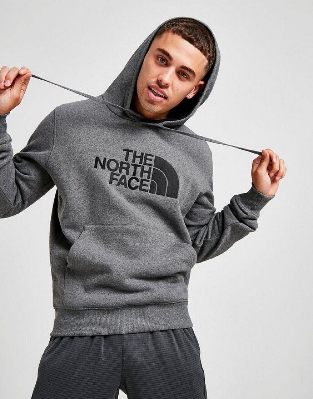 huwelijk kans nachtmerrie The North Face Men's Drew Peak Pullover Hoodie Retro Draw Hoody Black Grey  Smart | eBay