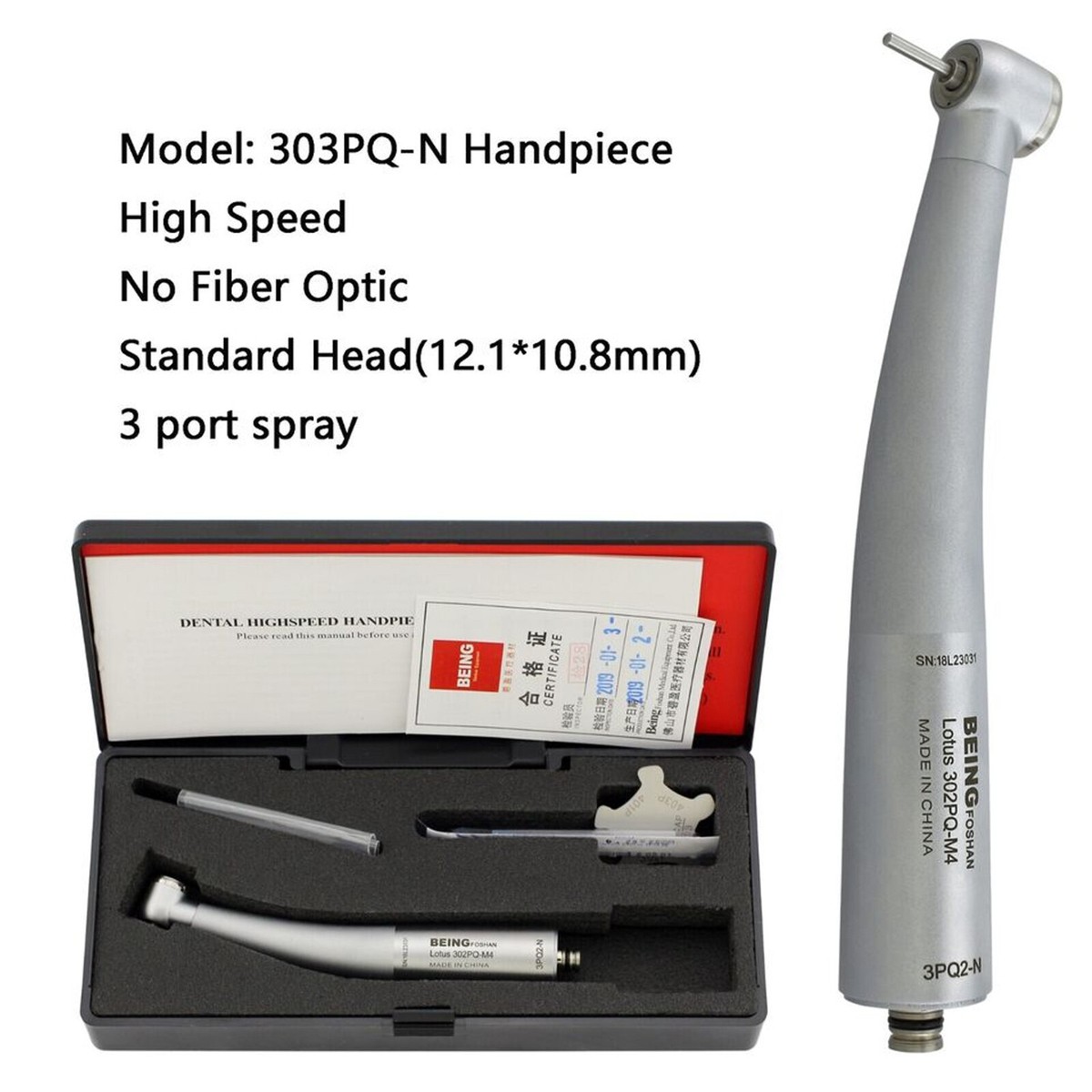BEING Dental High Speed Turbine Fiber Optic KaVo MULTIflex NSK