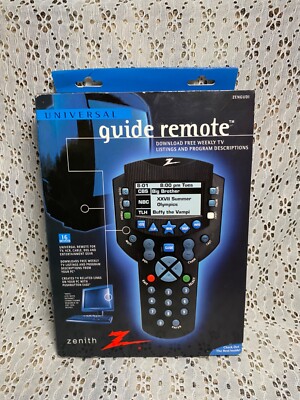 NEW Zenith ZENGUD1 Guide Remote Control 2001 Universal Remote w/ Original Box