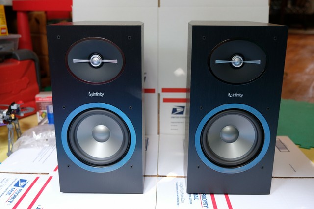 Infinity Reference 162 Black 2 Way Bookshelf Speakers R162 For Sale Online Ebay