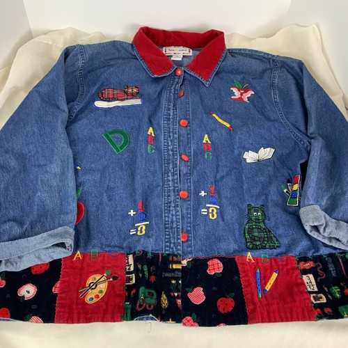 Tantrums Denim Shirt Jacket Women's XL 