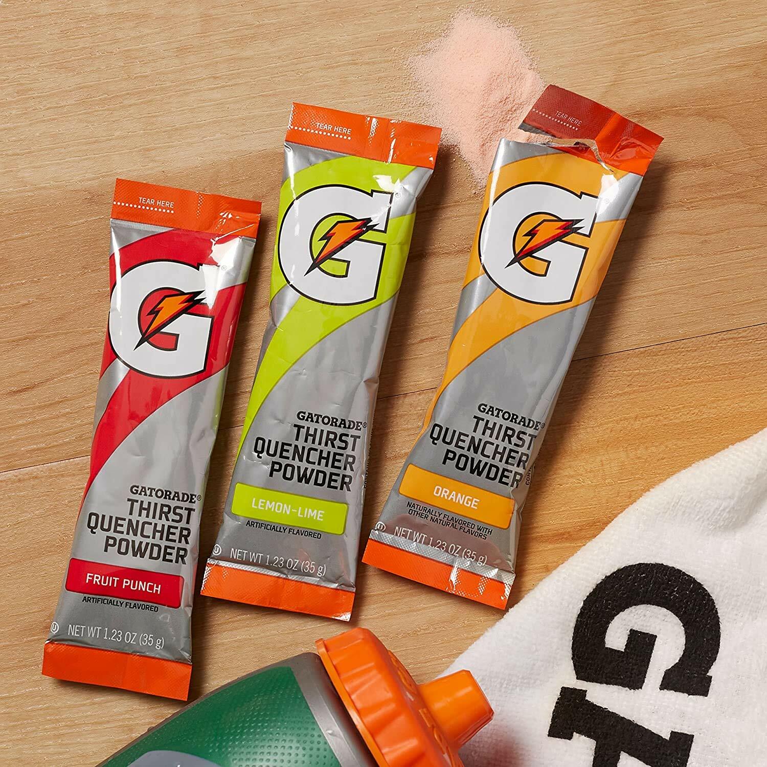 Buy Gatorade Thirst Quencher Powder Sticks, 3 Flavor Variety Pack, (30
