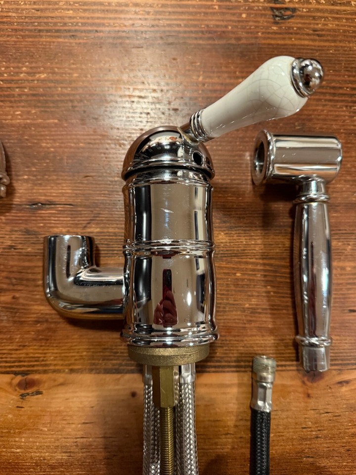 Nicolazzi kitchen faucet ,chrome retail new 1200$, PERFECT CONDITIONS ...