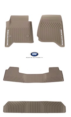 2015-2020 Cadillac Escalade Premium All Weather Front 2nd 3rd Row Mat Pkg Dune 