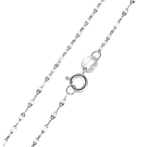 Real 18K Au 750 Yellow Gold Chain Women Gold Chain 1.2mm Gold Necklace 18 InchL - Picture 13 of 14
