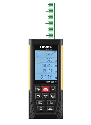 HDM-50G Nivel System Laser-Entfernungsmesser grün + Bluetooth 50m ± 2,0 mm IP54 