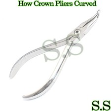 How Crown Pliers Curved Dental Oral Orthodontic Instruments