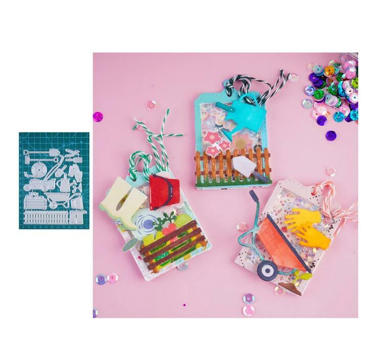 Metal Cutting Dies for Craft Scrapbooking Photo Cards Garden Stencils