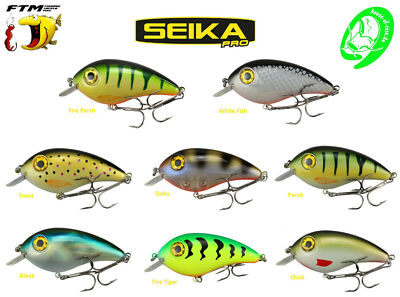 Seika Pro Pikebomb 10 cm Wobbler Zander Hecht Waller Raubfisch Spinnfischen