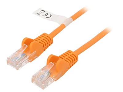 95230 Patch cord U/UTP 5e Line CCA PVC orange 20m 26AWG Goobay