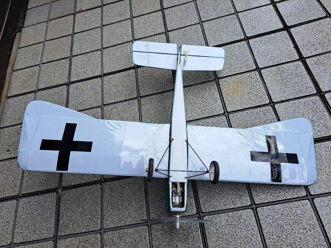 Vintage U-Control Airplane with COX 049 Engine - Handcrafted
