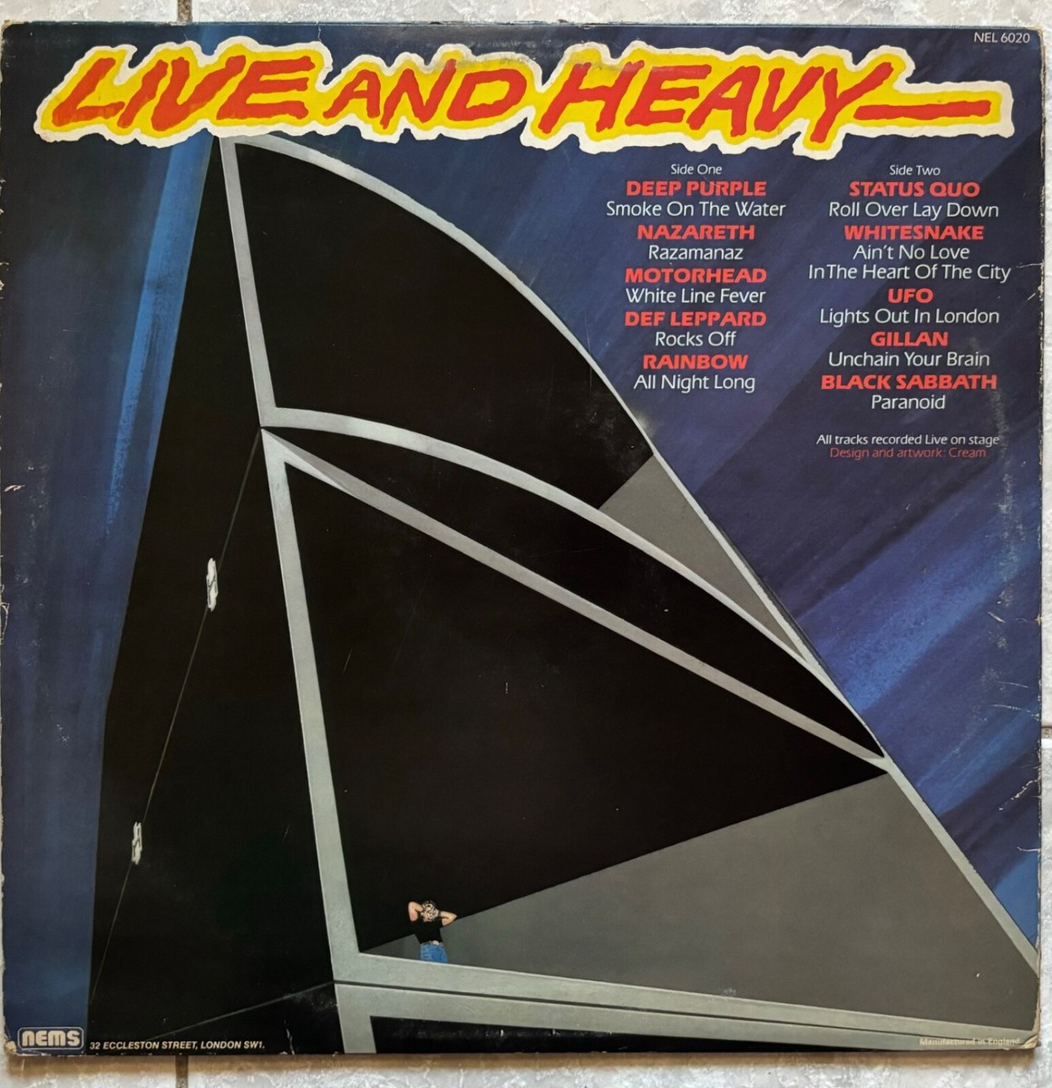 Various Artists - Live & Heavy - 1981 - Hard Rock/Metal - U.K.