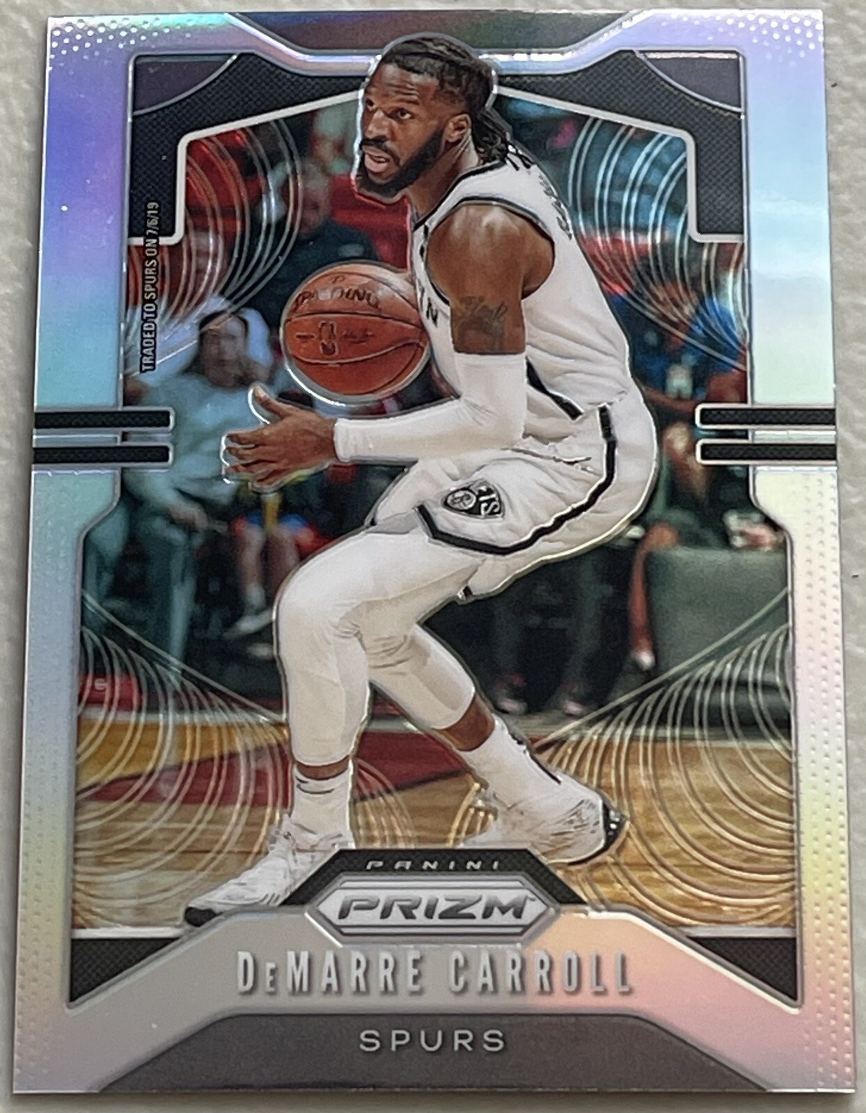 2019-20 Panini Prizm Silver #82 DeMarre Carroll  San Antonio Spurs