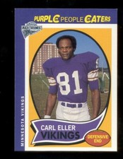 2005 Topps Fan Favorites CARL ELLER Minnesota Viking Purple People Eaters Card