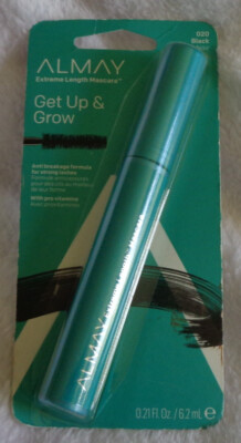 New Almay Extreme Length Mascara Get Up & Grow 0202 Black 0.21fl oz/6.2ml