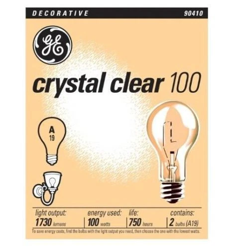 100 watt tungsten deals bulb