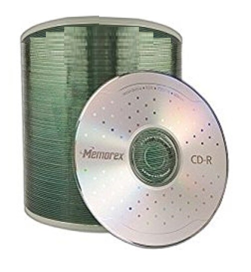 Pack of 72 Memorex 52X 700MB 80 Minutes Traditional Data Music CD-R
