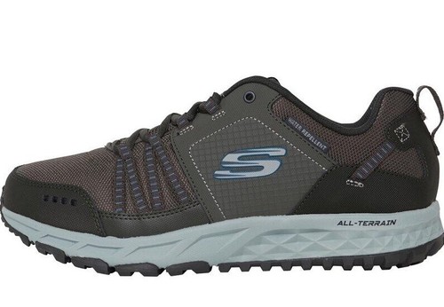 SKECHERS Escape Plan Men's Grey Leather 