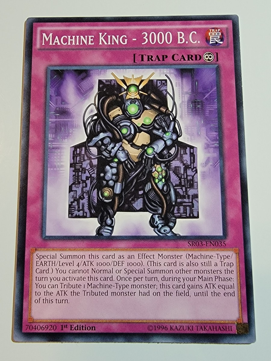 yugioh machine king deck Yu-Gi-Oh! - Prototype (SOI-EN012) - Shadow of Infinity - Unlimited Edition Machine/Effect Level 8 ATK/2700 DEF/1500 Yu-Gi-Oh! Card GLD5-EN051 Machine King