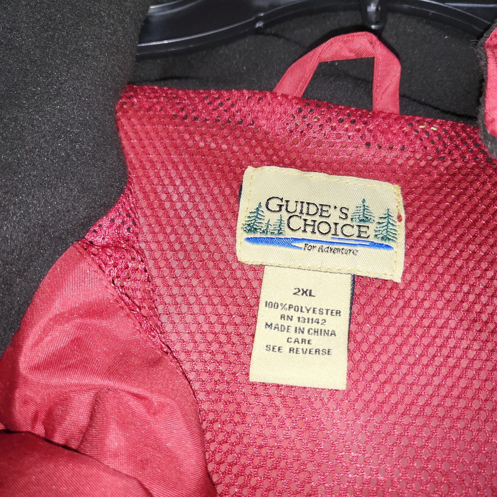 Guides Choice Red Rain Jacket Men's Size 2XL