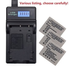 Battery or Charger for Pentax D-Li8 Dli8  Optio L20 Optio S4 Optio A10 A20 A30