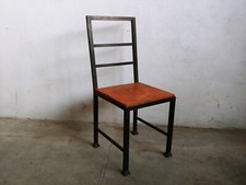 SEDIA  VINTAGE metallo legno cm. 95 complemento d arredo