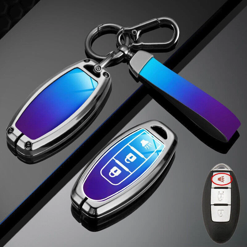 Zinc Alloy TPU Car Key Case Cover For Nissan 370Z Rogue J10 J11 Micra X-Trail - Изображение 3 из 4