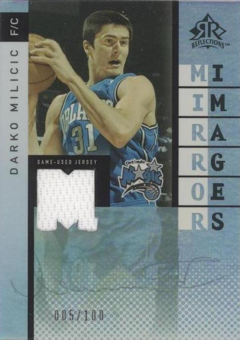 2006-07 Upper Deck Reflections - Darko Milicic/Andrei Kirilenko #MI-KM - 1 of 2