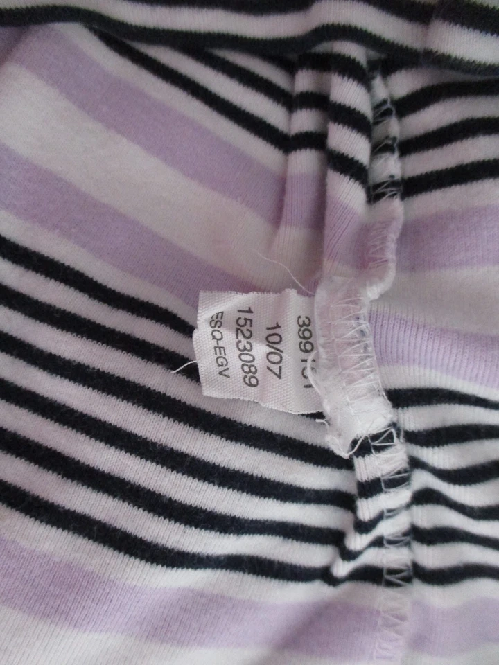 Tommy Hilfiger Mujer Tejido Top Talla L Manga Larga Multicolor Rayas Cuello Redondo Foto 4 de 4