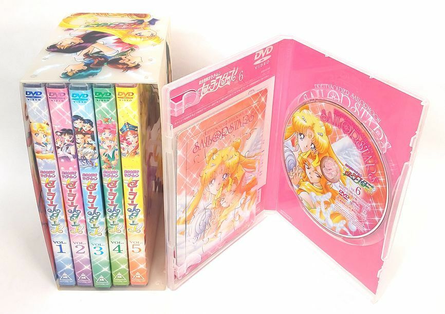 Sailor Moon Sailor Stars DVD With Storage Box 6 Volumes Set