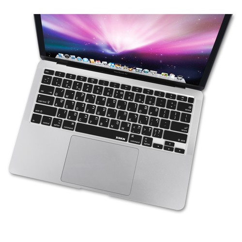 XSKN US Hebrew Keyboard Cover for Macbook Air 13.3 with Touch ID A2179 A2337 M1 - Picture 11 of 22
