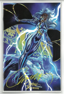 X-Men Legends #1 Marvel 2021 Signed J Scott Campbell Cover Var E Storm Iceman