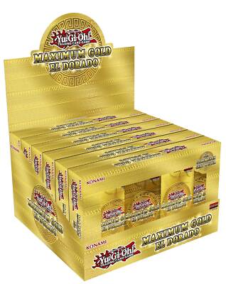 Yu-Gi-Oh! Maximum Gold El Dorado Lid Box Display DEUTSCH Karten NEU OVP!