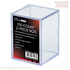 Ultra Pro 150 Standard Trading Card Plastic Storage Box Heavy Duty Card Storage