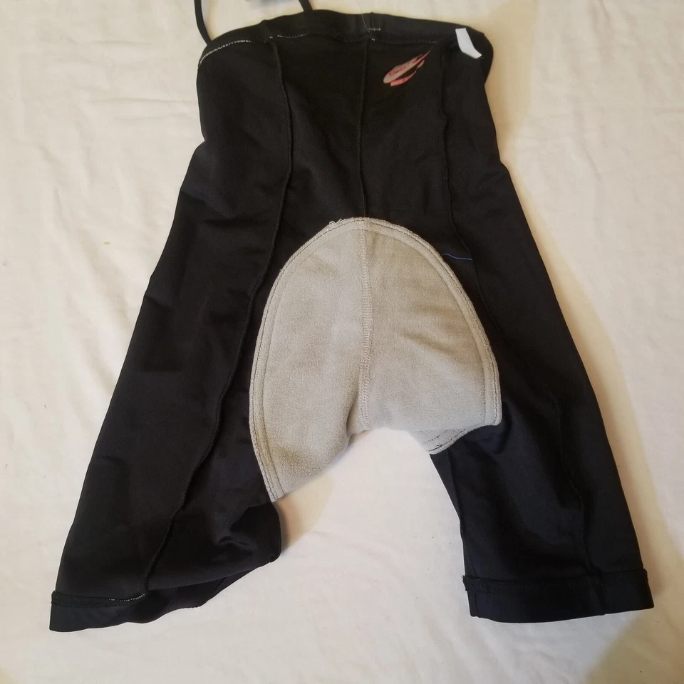 Pantalones Cortos De Colección NIKE HECHOS EN EE. UU. Spandex Negros Acolchados Ciclismo Bicicleta Talla XS Sin Stock Foto 2 de 4
