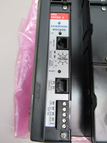 NUOVO! CONTROLLER EMERSON ROC-827 CON CPU ROC-800 SERIE-2 NUOVO CON SCATOLA! FAI UN'OFFERTA! - Foto 3 di 16