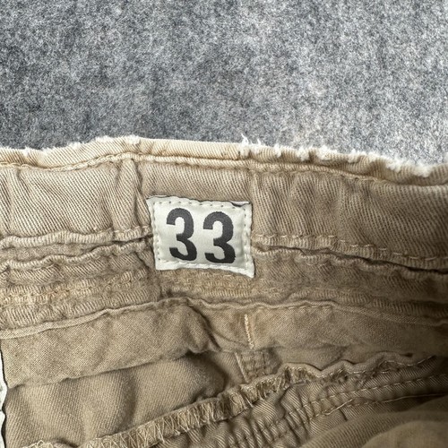 Abercrombie & Fitch Cargo Shorts Mens 33 Khaki Tan Utility Distressed Y2K - Picture 7 of 17