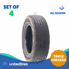 Set Of 4 Used Lt 24570r17 Goodyear Wrangler Workhorse Ht 119116r - 6-7.532