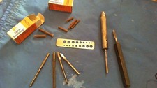 VINTAGE RAWLPLUG TOOLS JOB LOT RAWLDRILLS RAWL GAUGE NO14 TOOLS FIBRE WALL PLUG