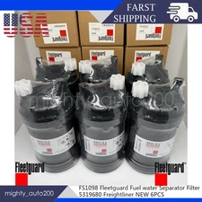 6Pcs Fleetguard FS1098 Fuel water Separator Filter Cummins 5319680 Freightliner