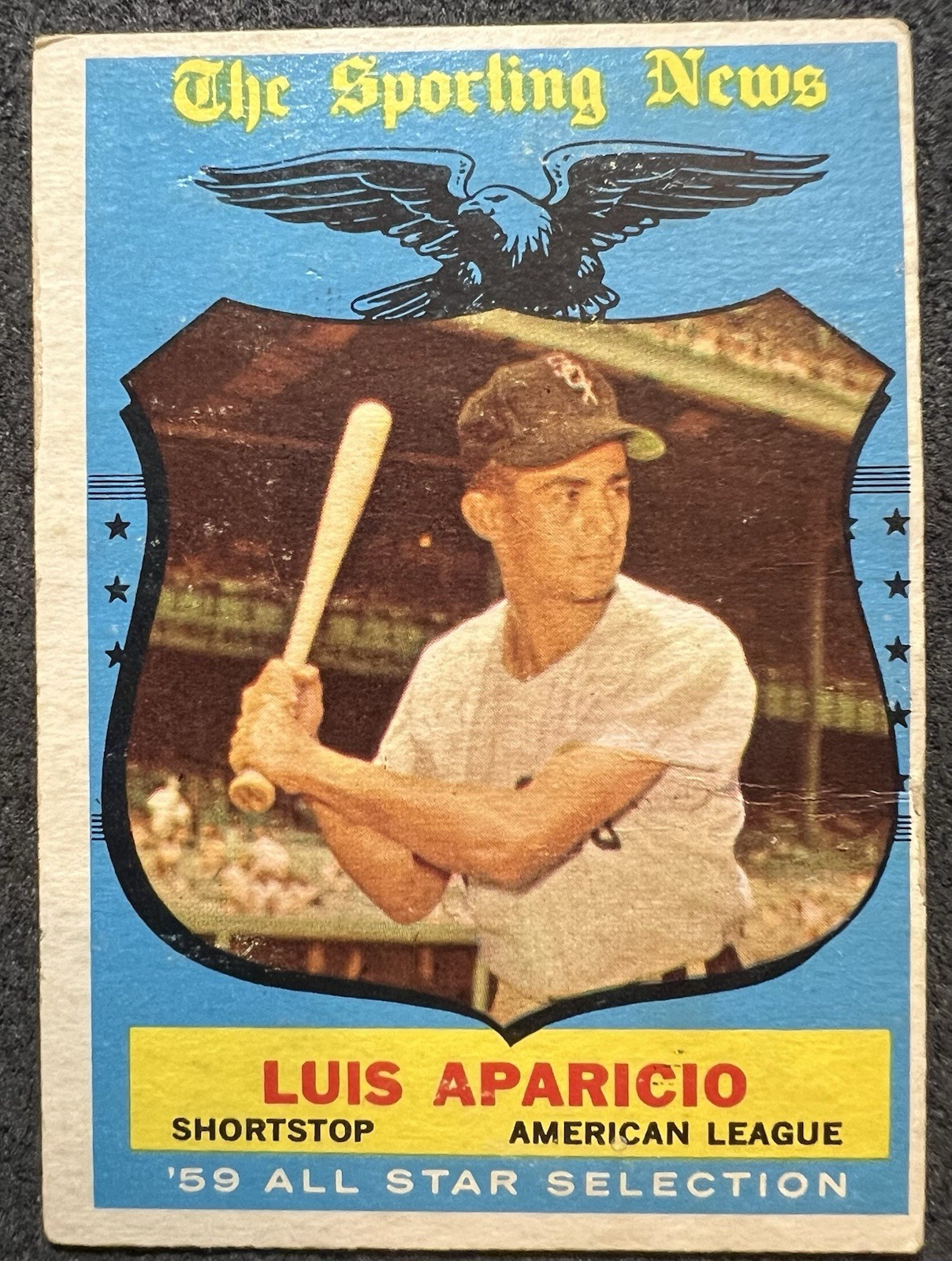 Luis Aparicio #560 Baseball Cards 1959 Topps trading card — raw and PSA graded price guide