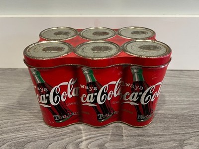 Coca-Cola COKE 6-Pack Cans Collectible Tin 1998