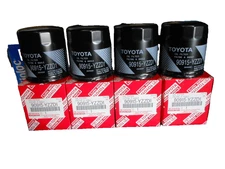 New Toyota OEM Genuine Oil Filters Highlander 4Runner Camry 90915-YZZD1 QTY4
