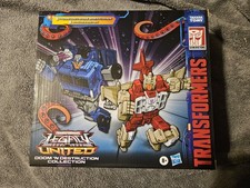 Transformers Legacy United Doom N Destruction Breakdown & Windsweeper Amazon Ex